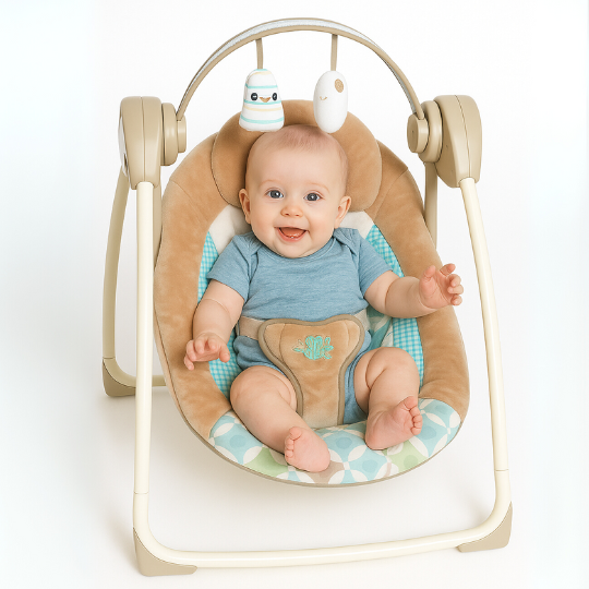 Silla Mecedora Musical Gris RS-17740