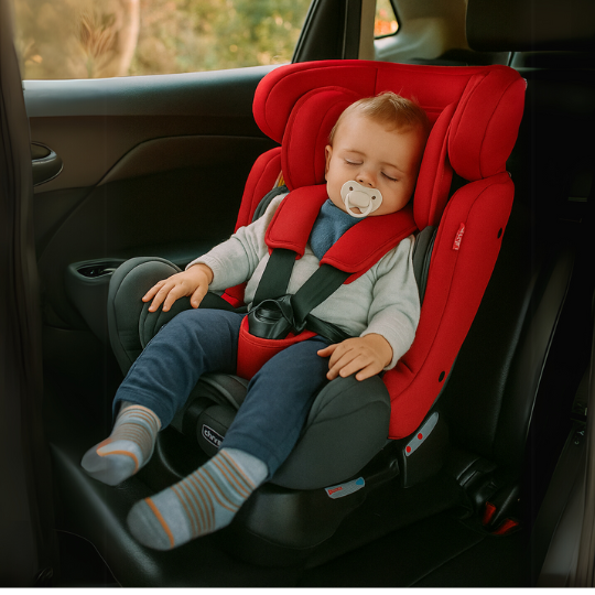 Silla De Auto 0A 25 Kgs Bebeglo Bxs-213-3 Rojo (RS-3085)