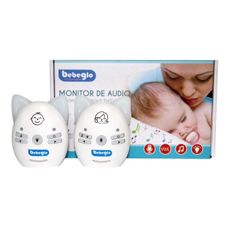 Monitor para bebés 100-240V Monitor de sonido para bebés Intercomunicador  bidireccional ABS Blanco para dormitorio ANGGREK Otros