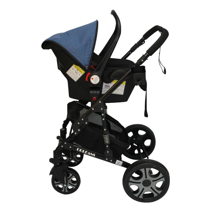 Coche Travel System Bebeglo Orleans - Azul Rey