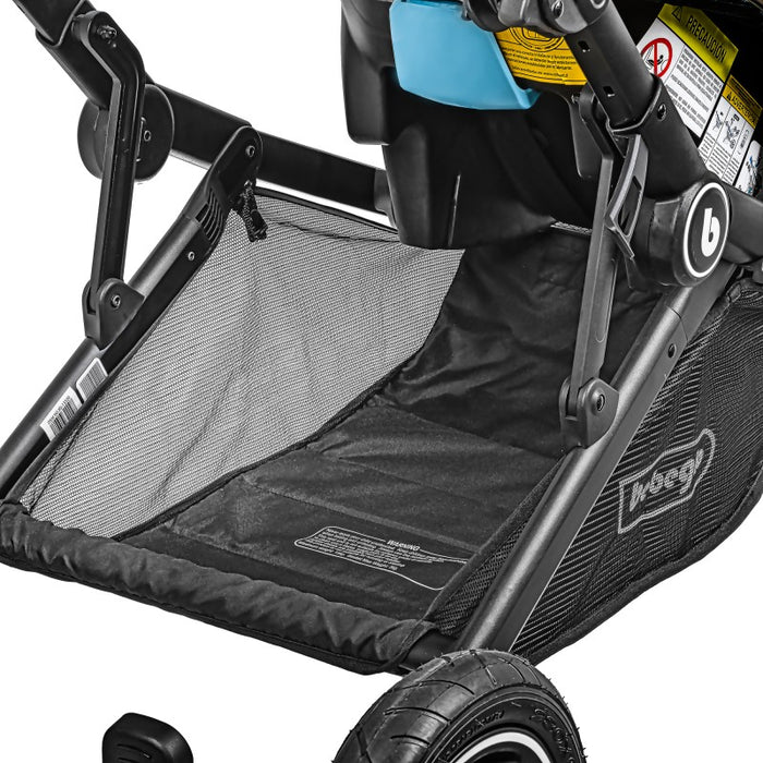 Coche Doble Travel System Bebeglo Dueto  Gris