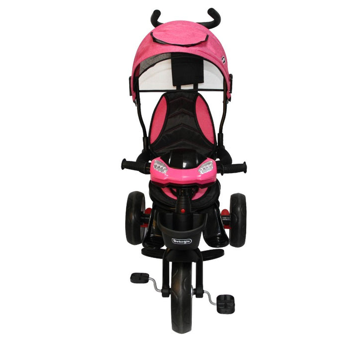 Triciclo Paseo Reversible con Bluetooth Bebeglo RS-4080-2 Fucsia