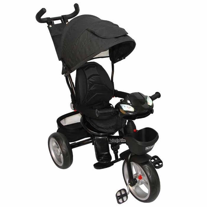 Triciclo Paseo Reversible con Bluetooth Bebeglo St RS-4080-4 Negro