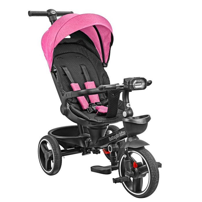 Triciclo 2 En 1 Bebeglo RS-4110-2 Fucsia