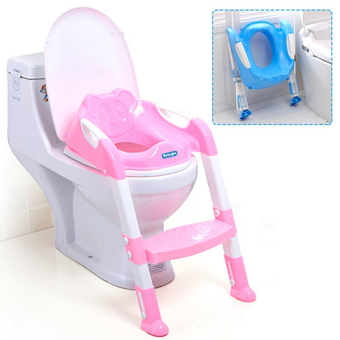 Asiento Wc Con Escalon Bebeglo RS-17860-2 Rosado