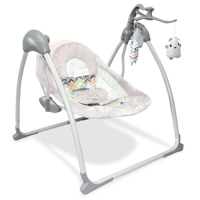 Outlet-Silla Mecedora Electronica Con Movil Light Gray RS-17760