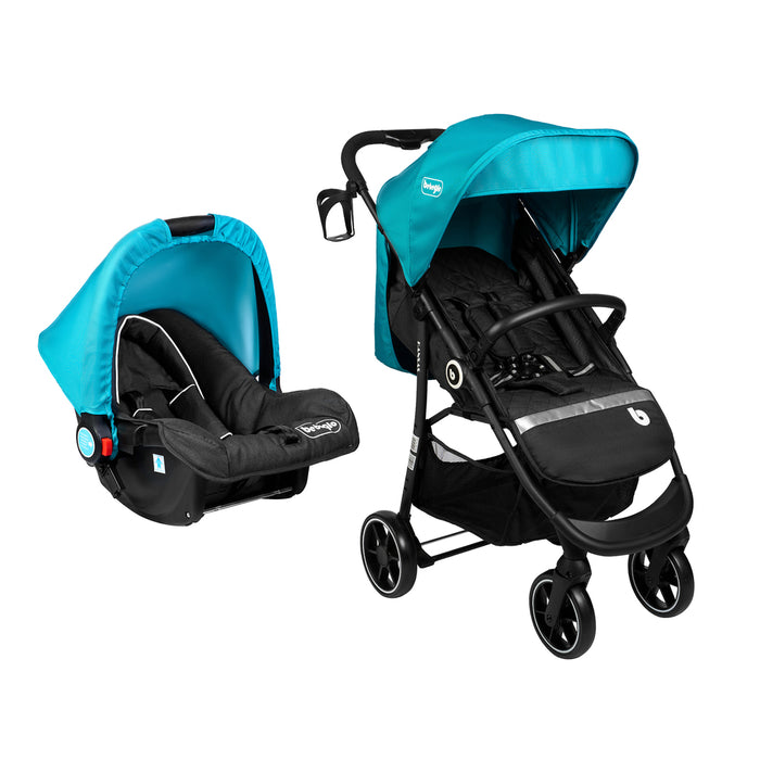 Coche Travel System Kansas RS-13551-3 Verde Recién Nacido a 3 Años