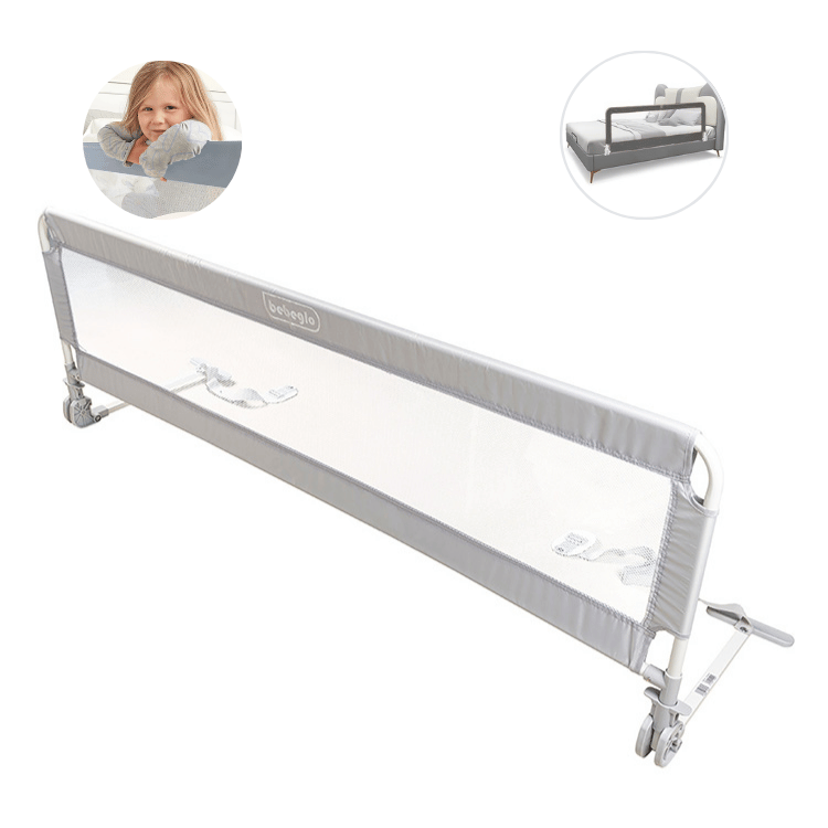 Baranda De Cama Segura Extra Larga Box Spring 150x52cm RS-80052-4 Gris