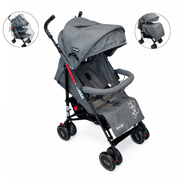 Coche Paseo Bebeglo RS-1380L-9 Gris