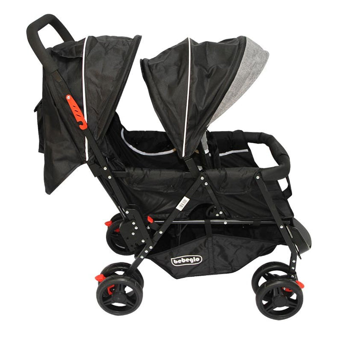 Coche Doble Duo Prix Bebeglo Negro