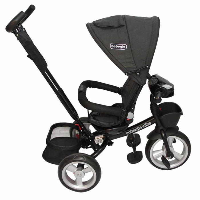 Triciclo Paseo Reversible con Bluetooth Bebeglo St RS-4080-4 Negro