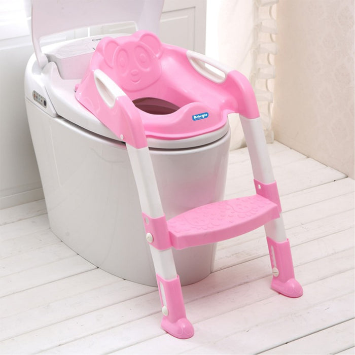 Asiento Wc Con Escalon Bebeglo RS-17860-2 Rosado