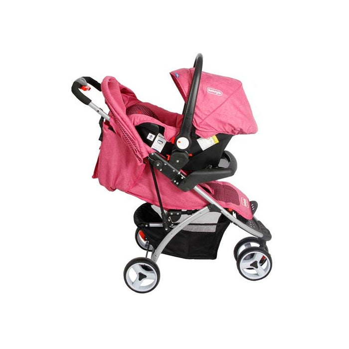 Coche Travel System Bebeglo RS-1320-2 Fucsia