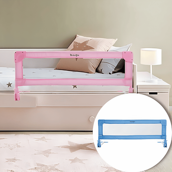 Baranda De  Seguridad Bebe para Cama 152X44 Rosada RS-80020