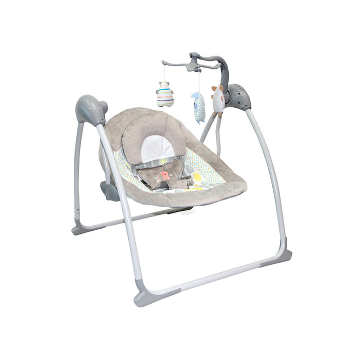 Liquidacion Silla Mecedora Electronica Con Movil Dark Gray RS-17770