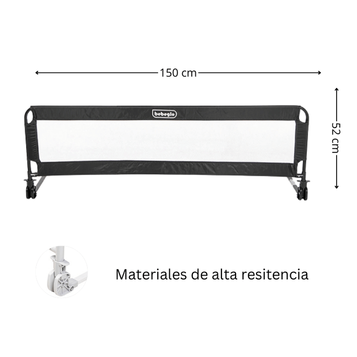 Outlet-Baranda De Cama Box Spring RS-80052-3 Negro