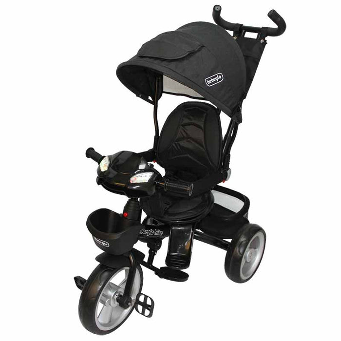 Triciclo Paseo Reversible con Bluetooth Bebeglo St RS-4080-4 Negro