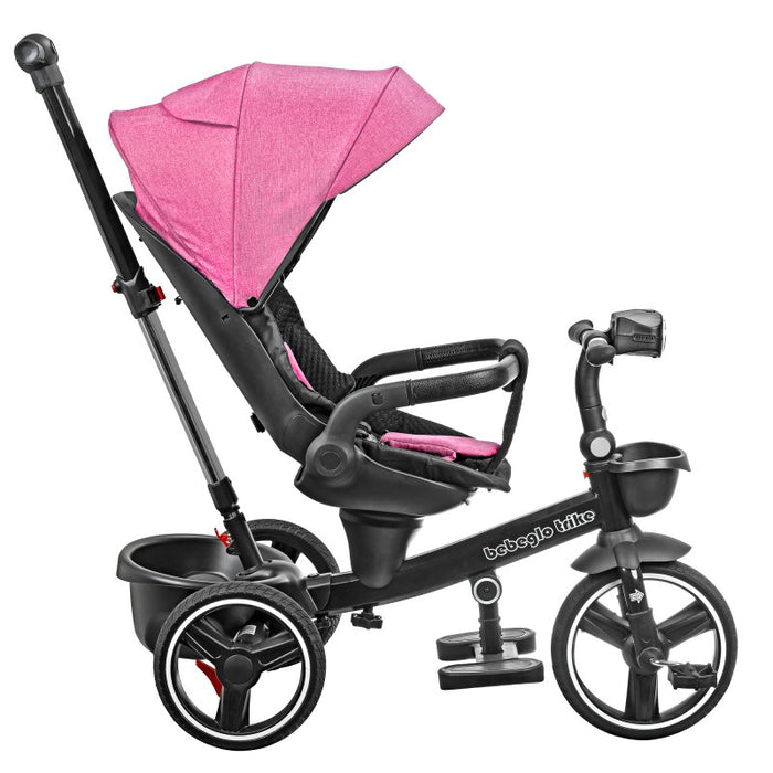 Triciclo 2 En 1 Bebeglo RS-4110-2 Fucsia