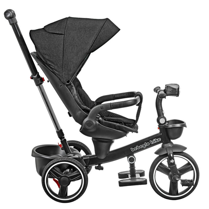 Triciclo 2 en 1 Bebeglo RS-4110-3 Negro | Multietapa Infantil