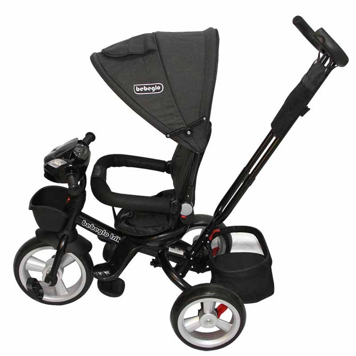 Triciclo Paseo Reversible con Bluetooth Bebeglo St RS-4080-4 Negro