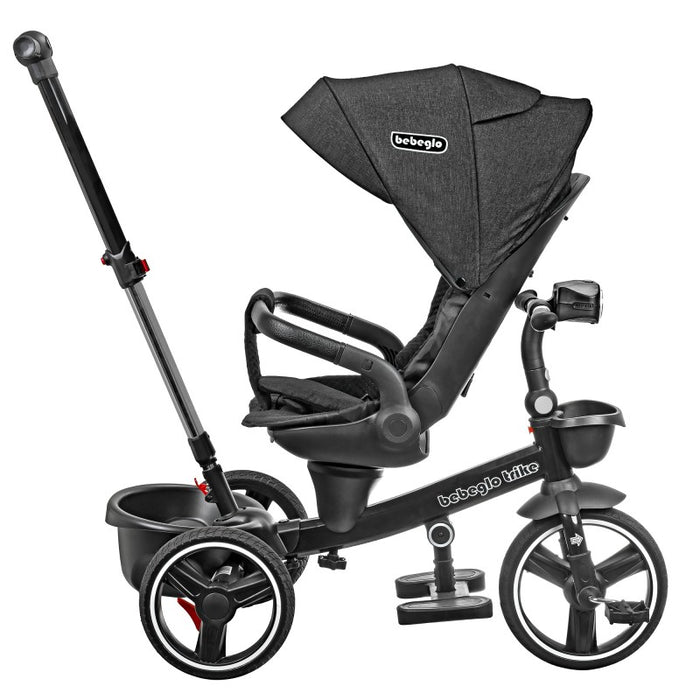 Triciclo 2 en 1 Bebeglo RS-4110-3 Negro | Multietapa Infantil