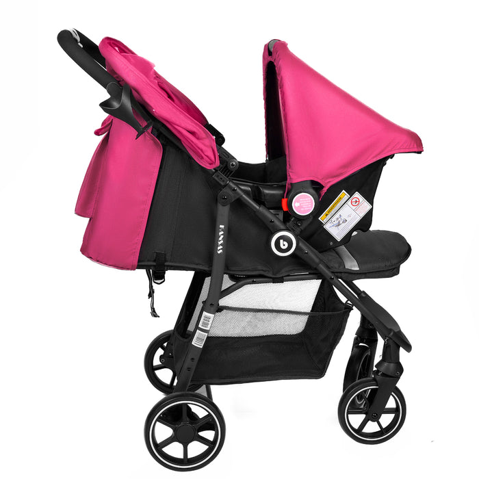 Coche Travel System Kansas RS-13551-2 Fucsia