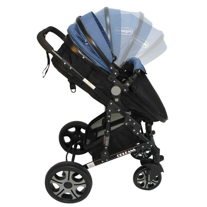 Coche Travel System Bebeglo Orleans - Azul Rey