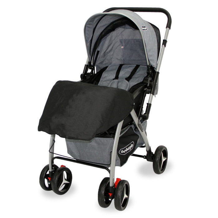 Coche Cuna Manillar Reversible Atlas Gris