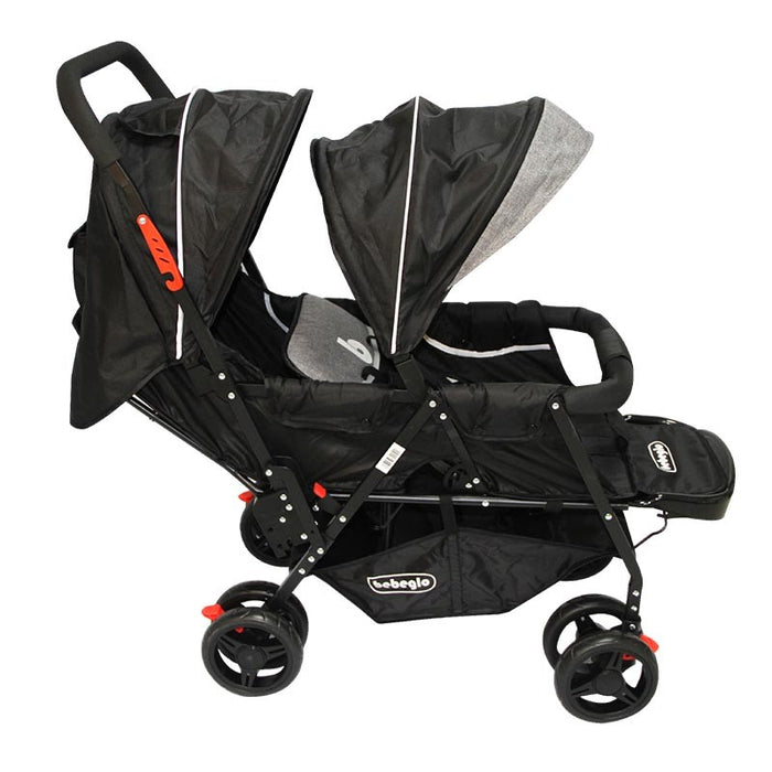 Coche Doble Duo Prix Bebeglo Negro