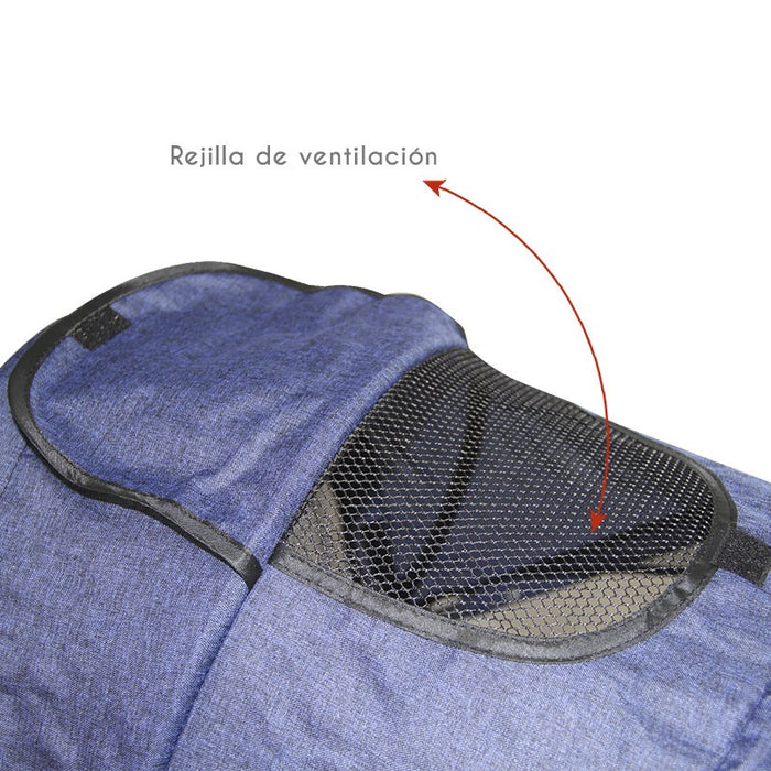 Triciclo Paseo Reversible con Bluetooth Bebeglo  RS-4080-1 Azul
