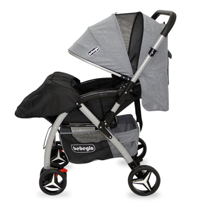 Coche Cuna Manillar Reversible Atlas Gris