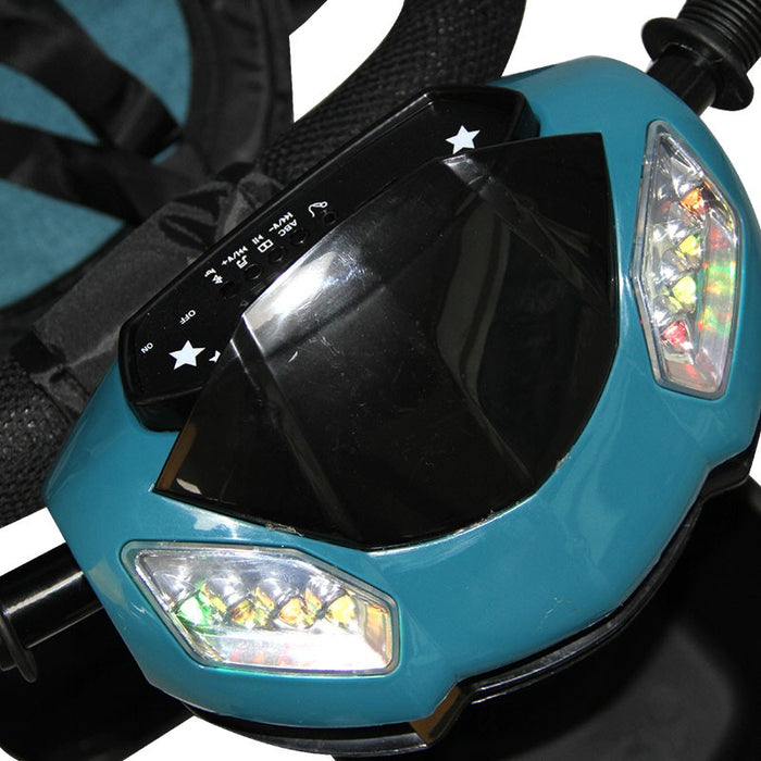 Triciclo Paseo Reversible con Bluetooth Bebeglo St RS-4080-3 Turquesa
