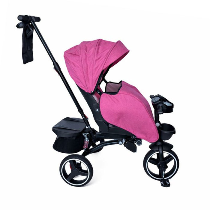 TRICICLO TRIKE PLUS CON COBERTOR MULTIETAPAS RS-4090-6 FUCSIA