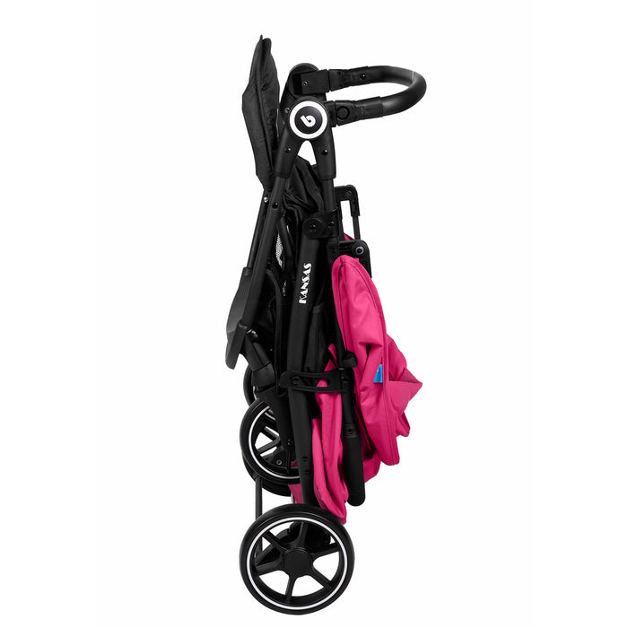 Coche Travel System Kansas RS-13551-2 Fucsia Recién Nacido a 3 Años