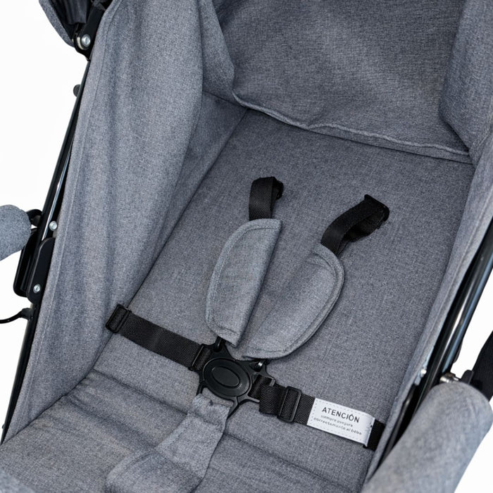 Coche Paseo Bebeglo RS-1380L-9 Gris