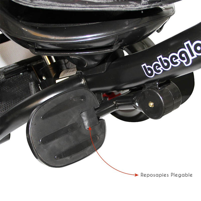 Triciclo Paseo Reversible Bebeglo RS-4080-1 Azul