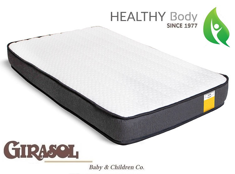 Colchon cuna confort flex spuma alta densidad con flejes  112x68x10