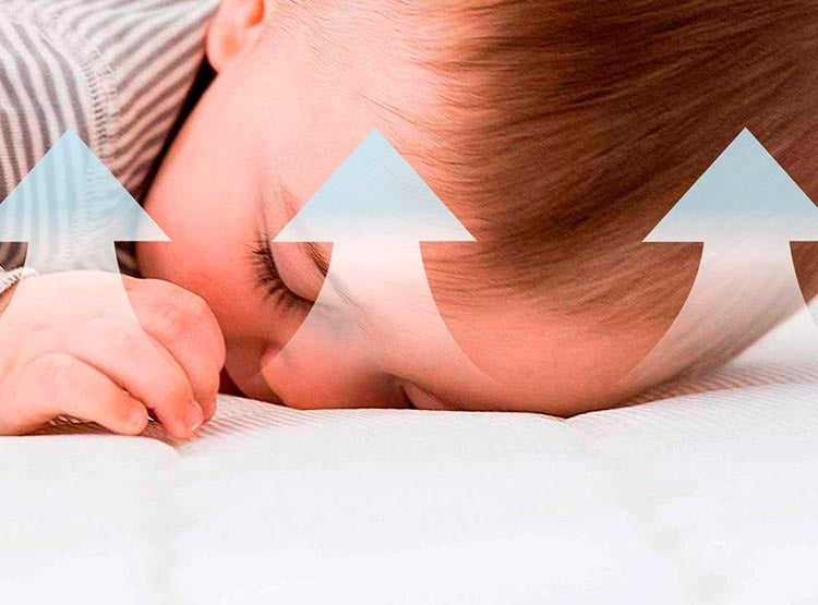 Colchon cuna confort flex spuma alta densidad con flejes  112x68x10